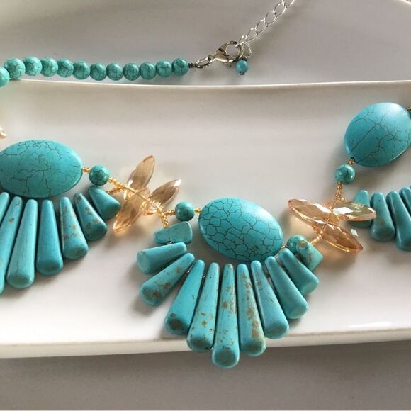 New! FP Utilia Stone Necklace - Picture 5 of 10